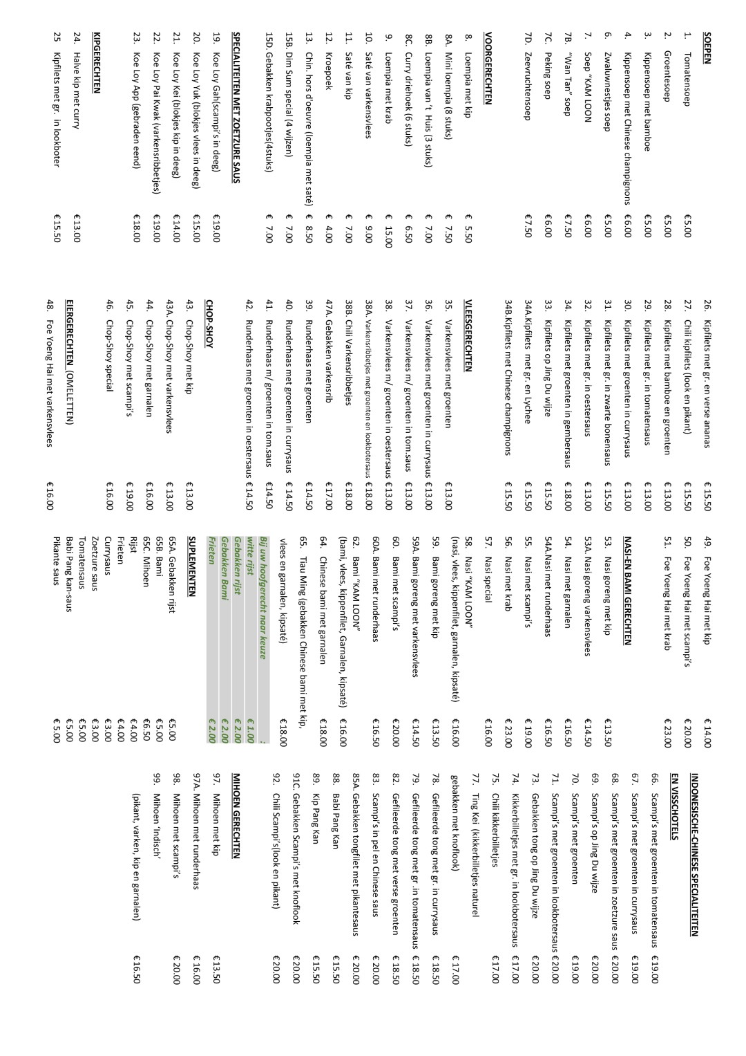 Meeneemmenu 10/2025 A
